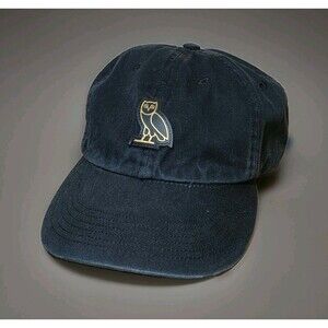 Drake OVO Hat - Golden Owl Black "October's Very Own" Baseball Adjustable Cap